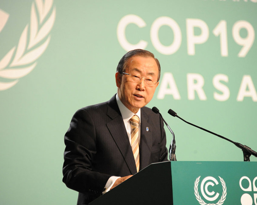 Ban Ki-moon | Crédito UNFCCC