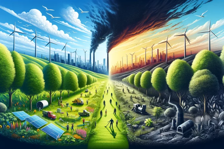 A descarbonização surge como um farol de esperança e ação contra as mudanças climáticas.