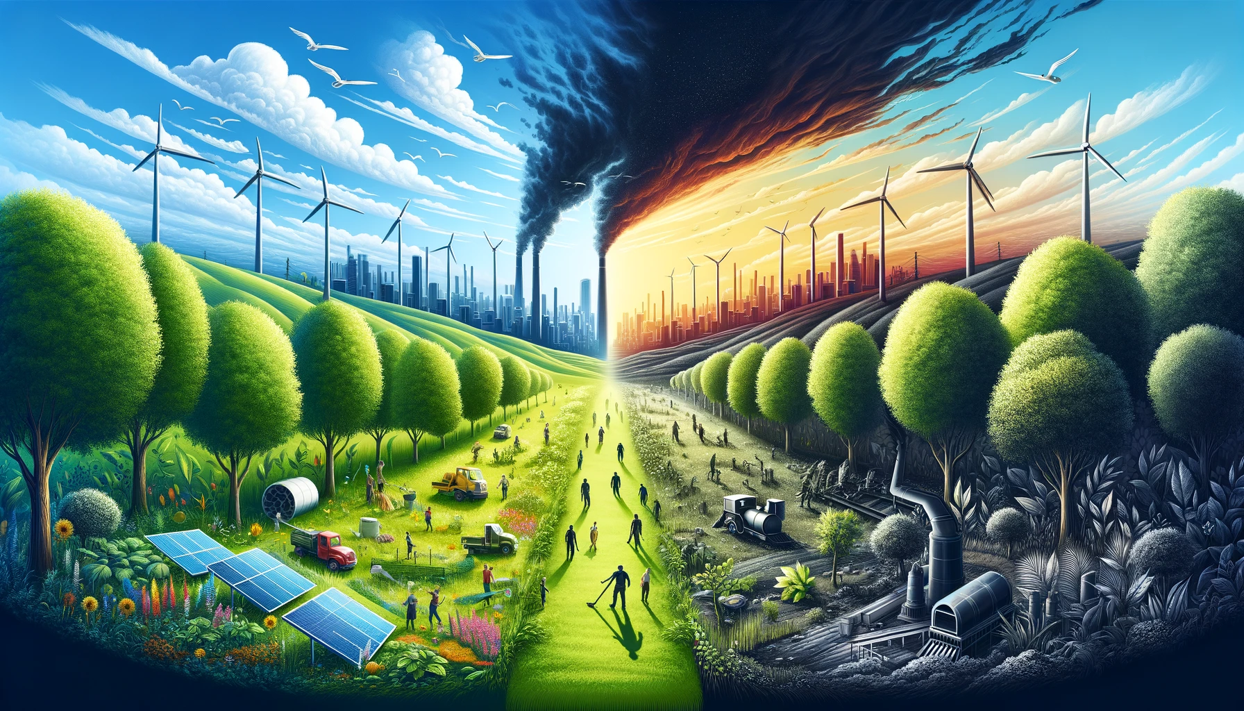 A descarbonização surge como um farol de esperança e ação contra as mudanças climáticas.